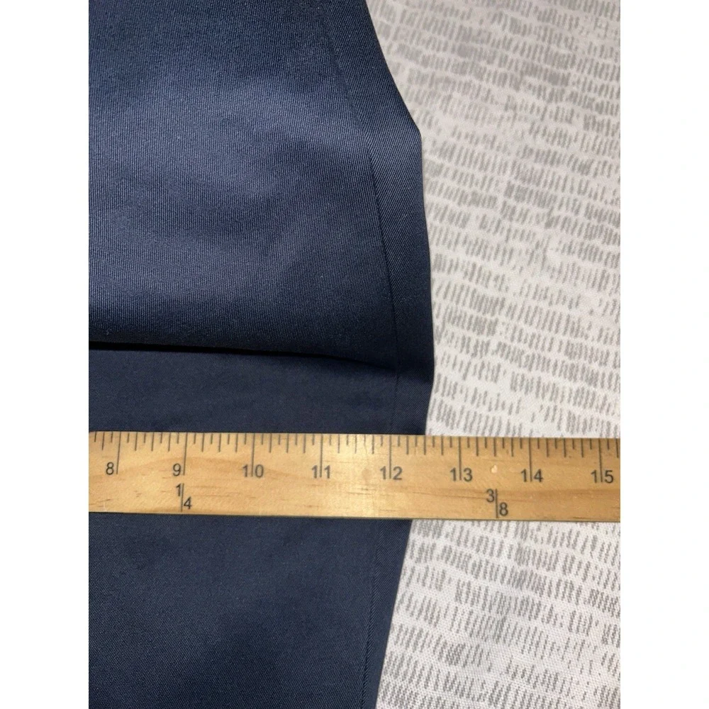 Brooks Brothers Advantage Chino Hudson Mens 34x32 Navy Blue Flat Front Pants